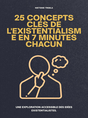 cover image of 25 Concepts Clés de l'Existentialisme en 7 Minutes Chacun